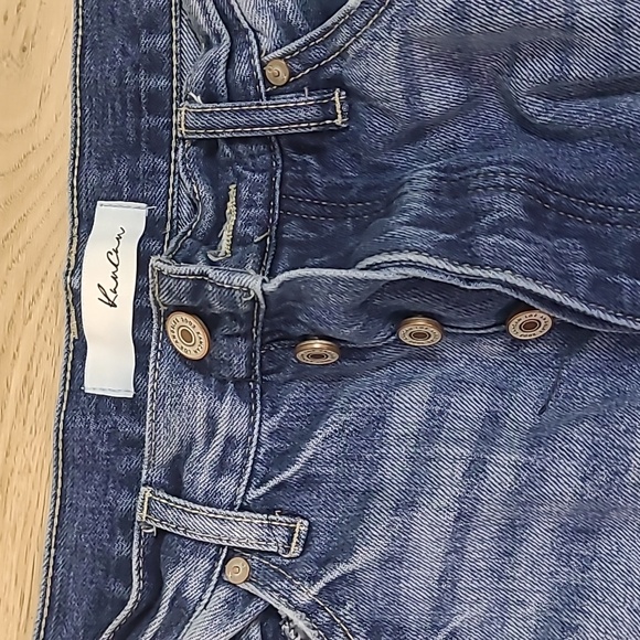 KanCan Light Blue High Rise Flaire Distressed Boyfriend Jeans 9/28 - Picture 2 of 9